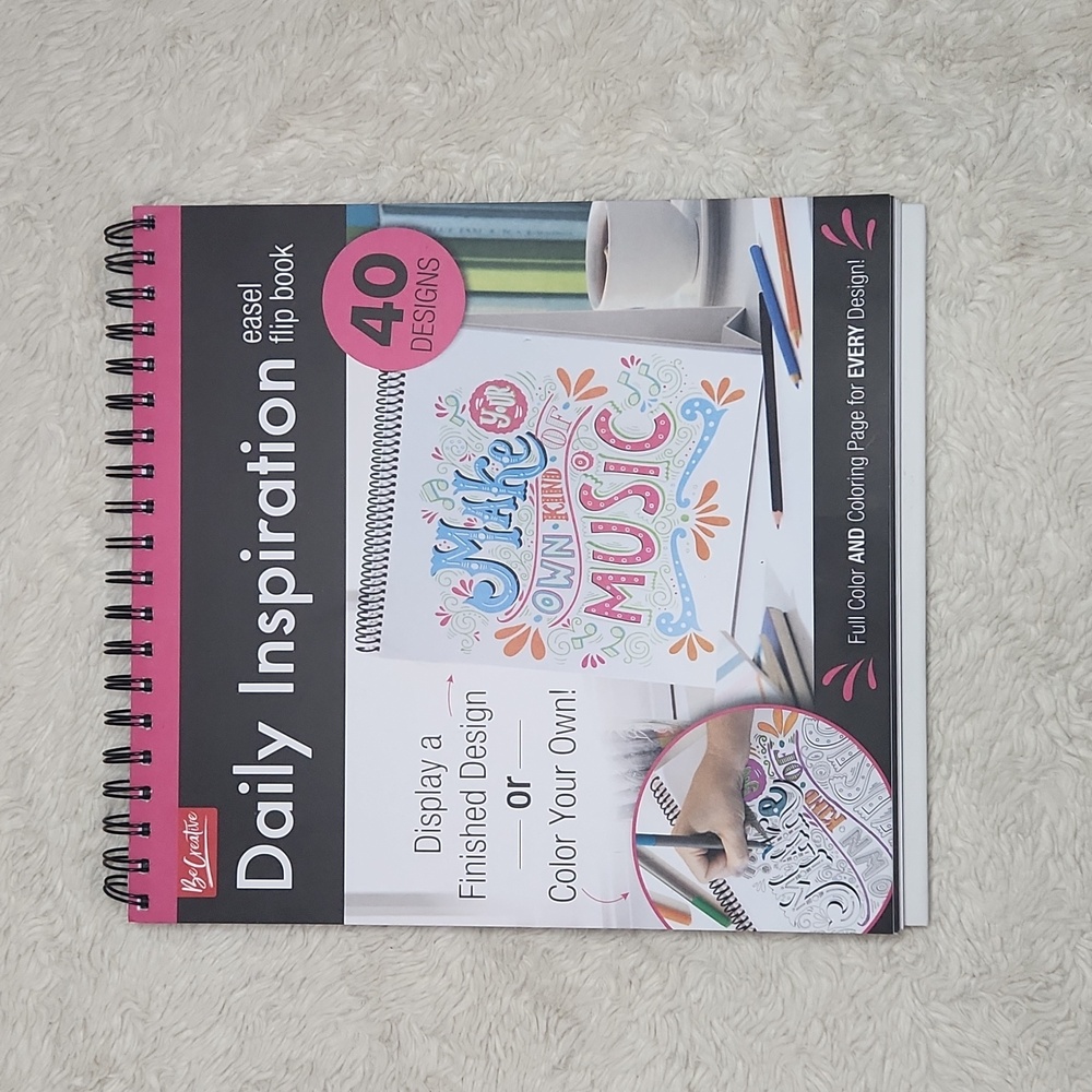 Be Creative Daily Inspiration Easel Flip Book